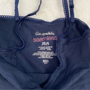 Aeropostale Navy Seamless Tank Top XS/S